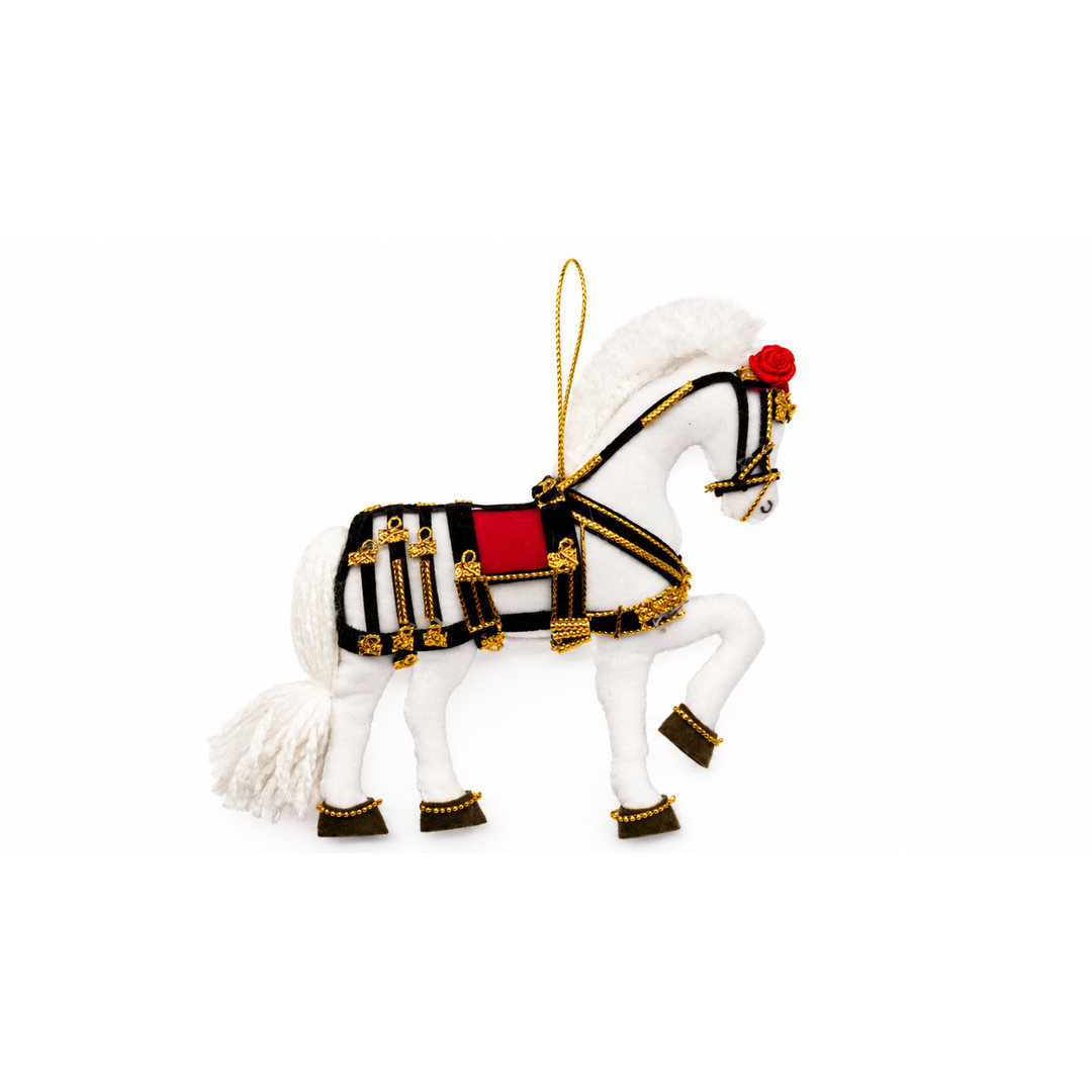 White Horse ornament