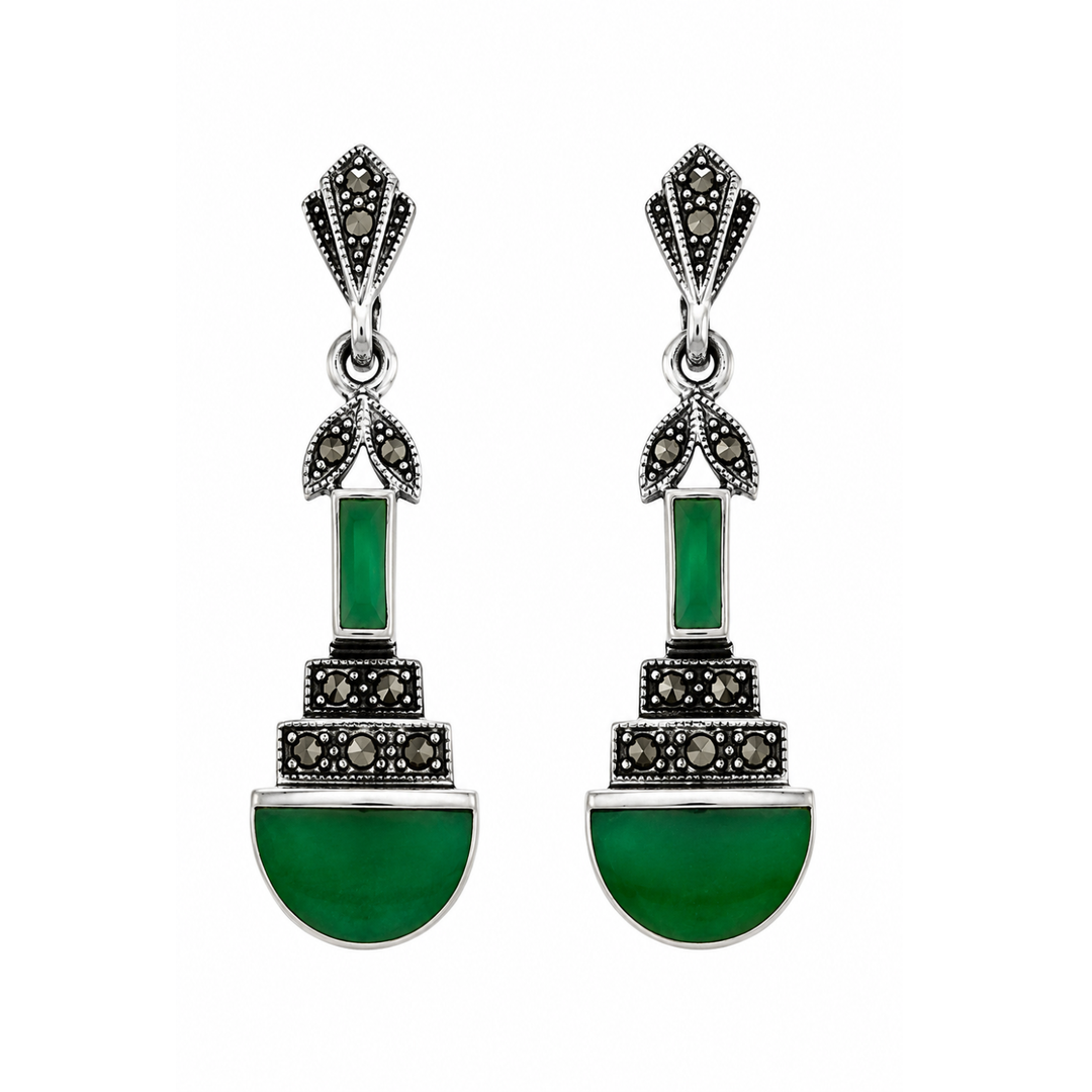 Agate earrings
