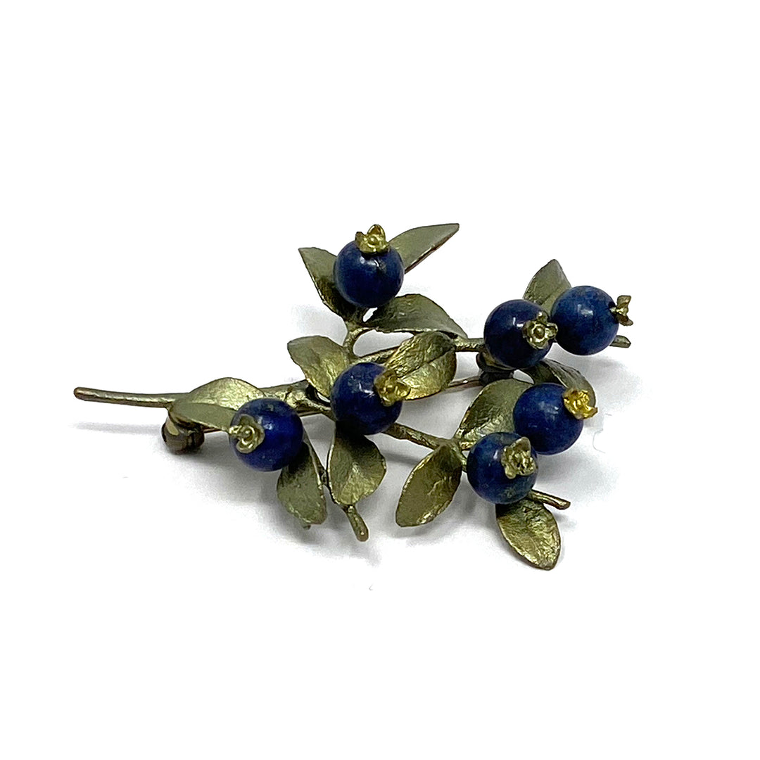 Blueberry brooch
