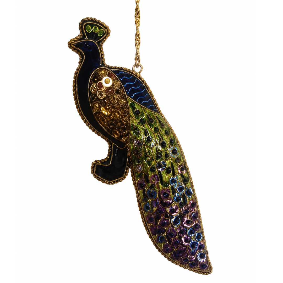 Peacock ornament