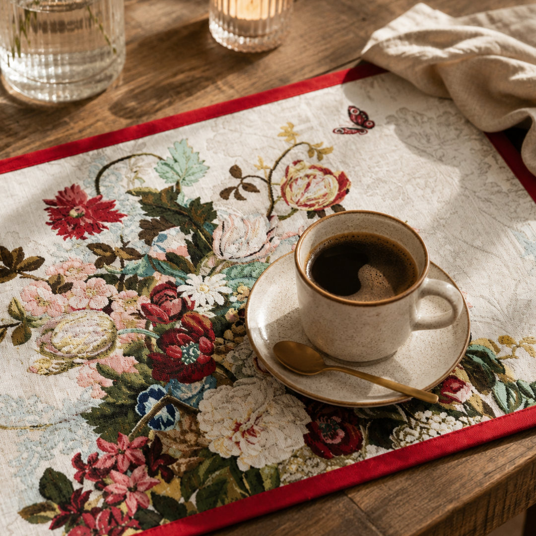 Floral patterns tablecloth