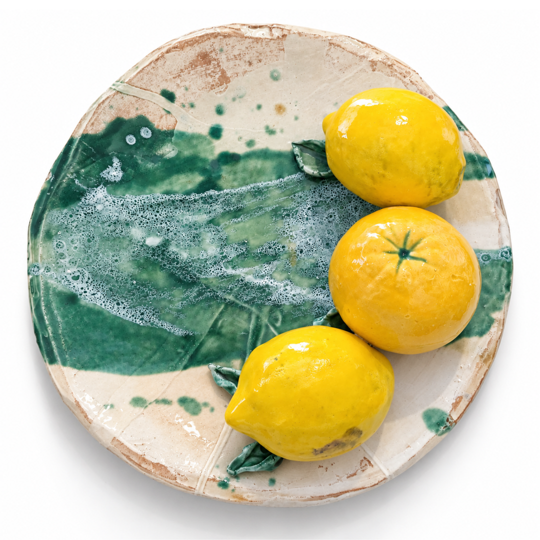 Plato limones y naranja