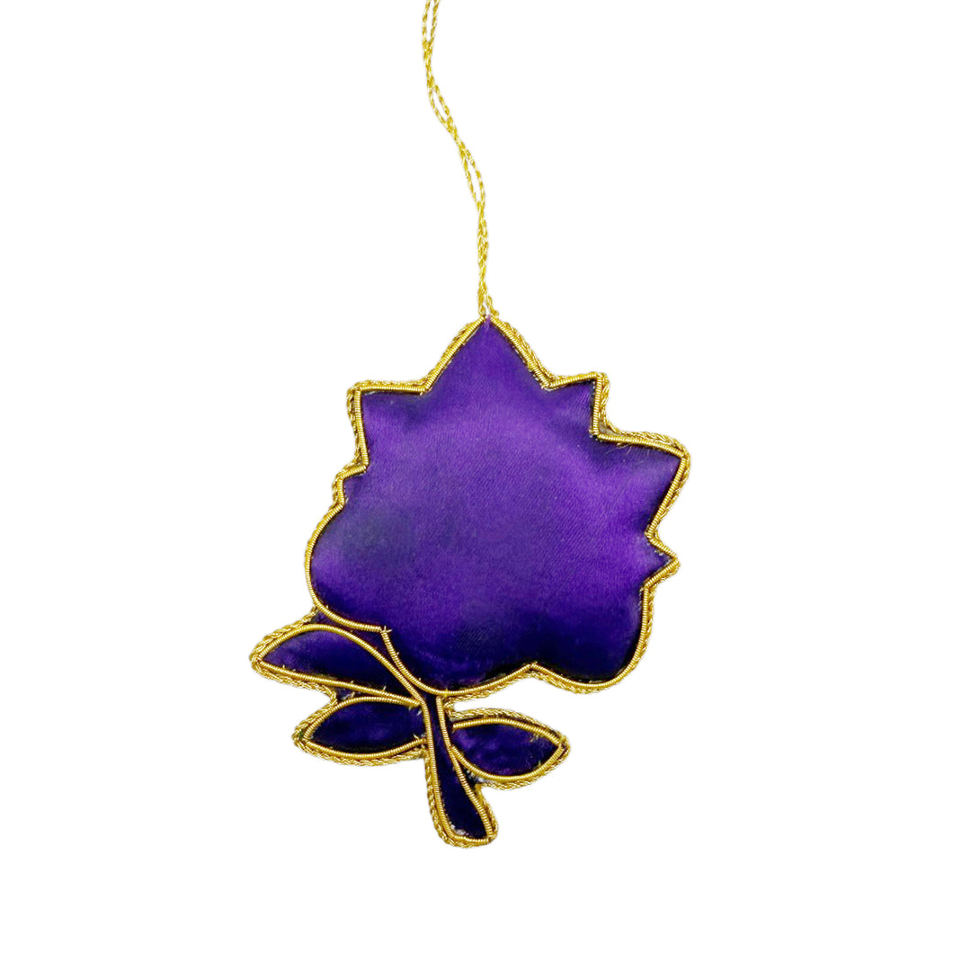 Violet Flower Ornament