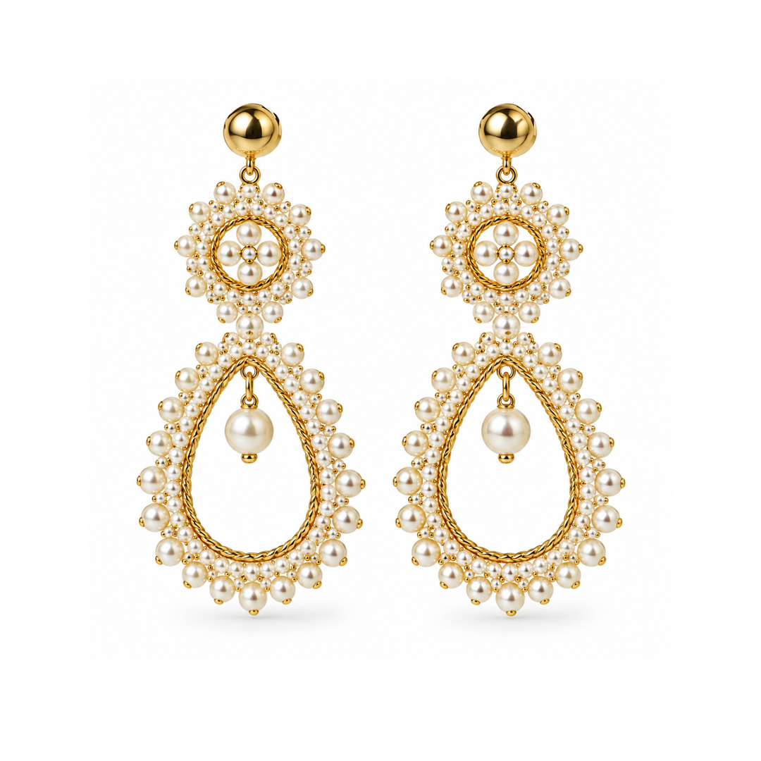 Pearl earrings