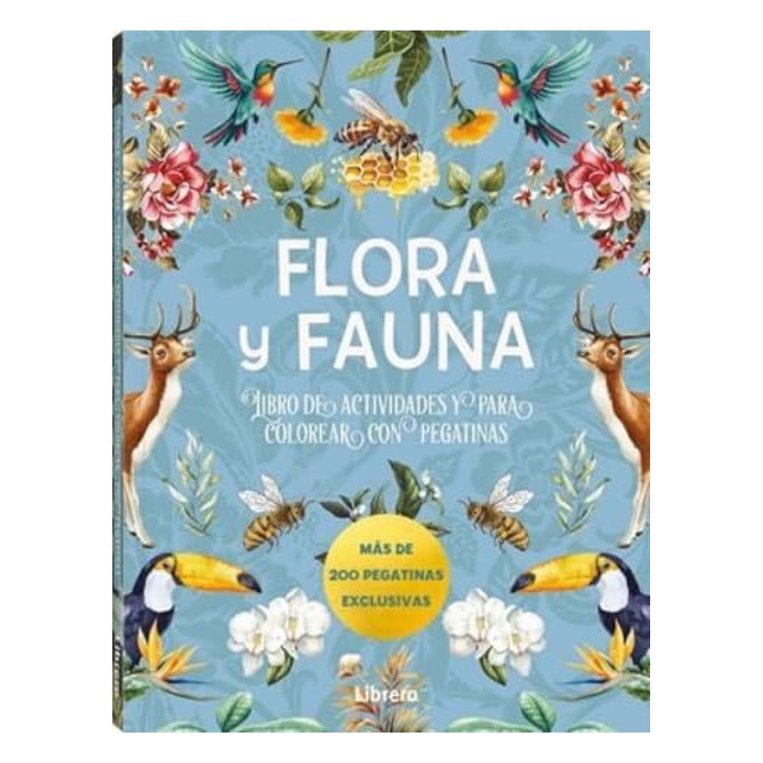 Flora y fauna. Libro de actividades y para colorear