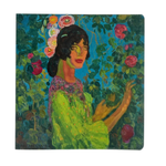 Cargar imagen en el visor de la galería, Cuaderno 15x15 "Gitana"
